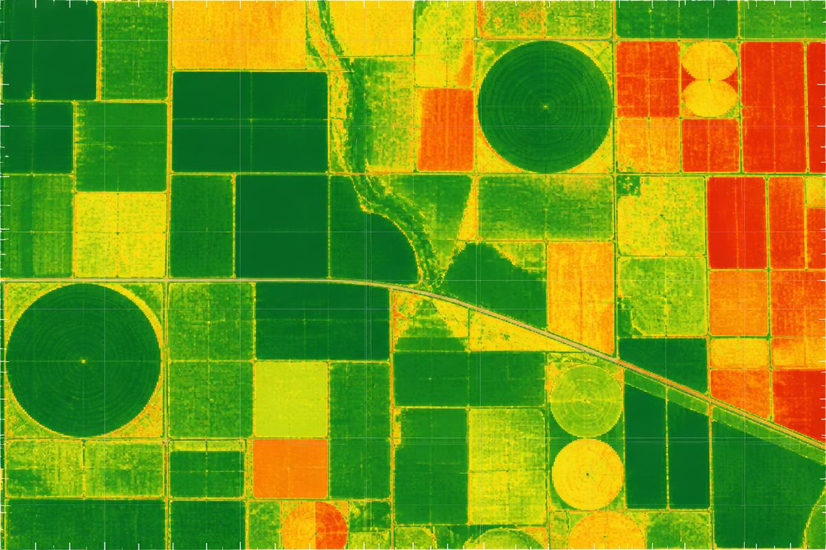 Every analysis becomes a complete technical document.: NDVI map