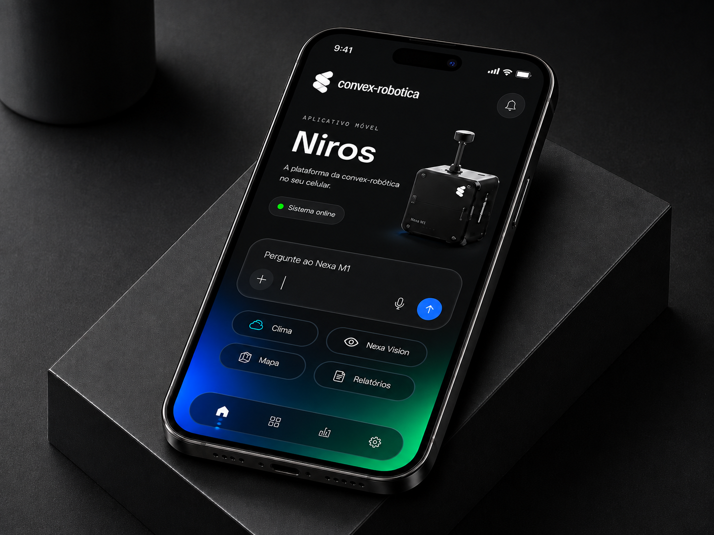 Niros app on a smartphone